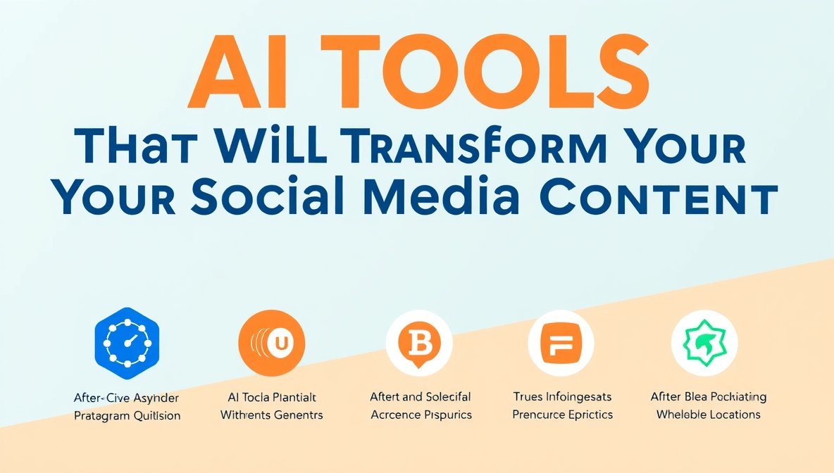 6 AI Tools That Will Transform Your Social Media Content