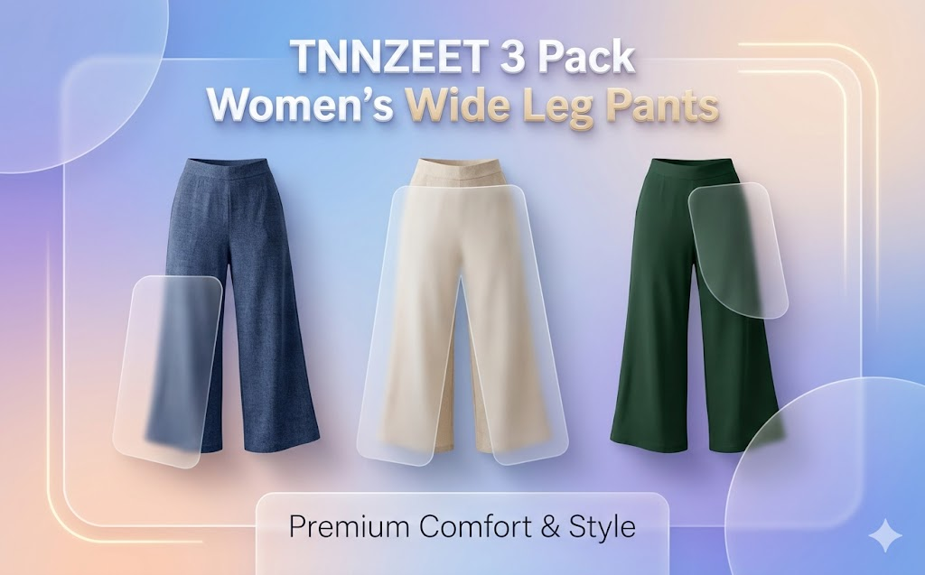 Why TNNZEET 3 Pack Women’s Wide Leg Pants Stand Out