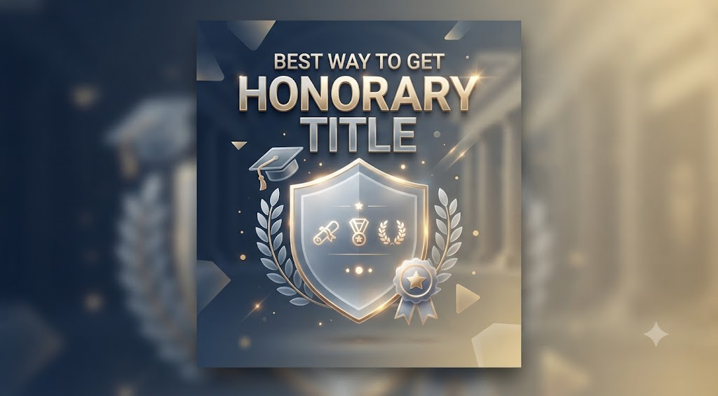 A Complete Best Way To Get An Honorary Title Guide